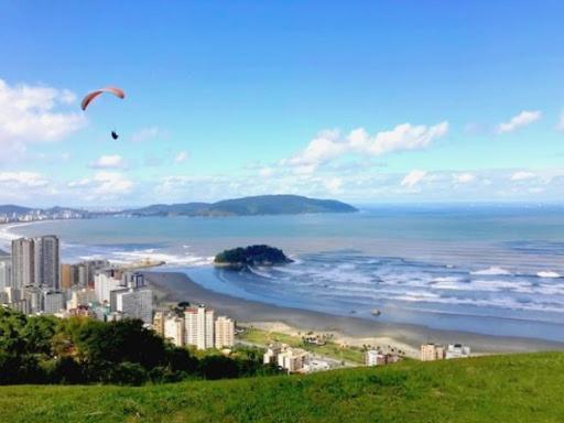 Apartamento De Frente Para Praia Com Wi-Fi サントス エクステリア 写真